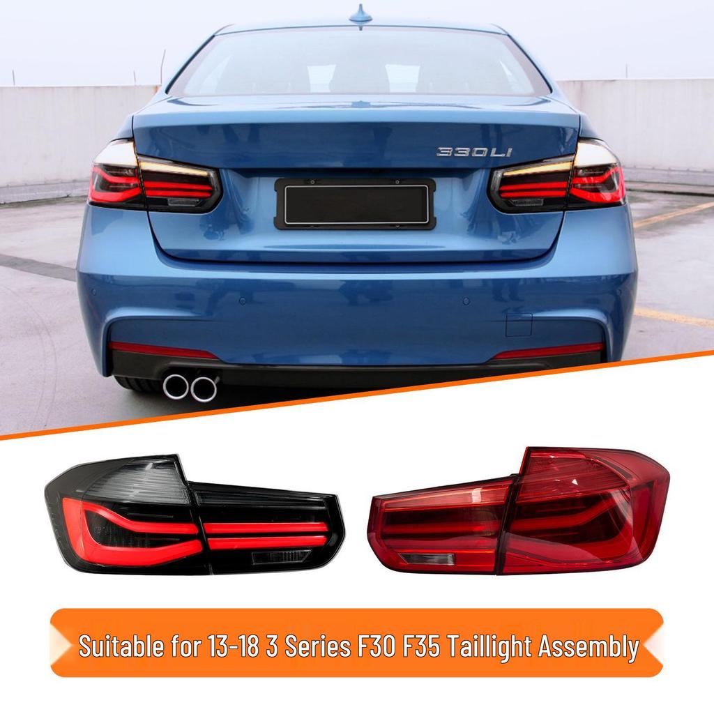 Compatible with 2013-2018 BMW 3 Series F30/F35 Rear MP Style LED Sequential Signal Daytime Running Brake Light.