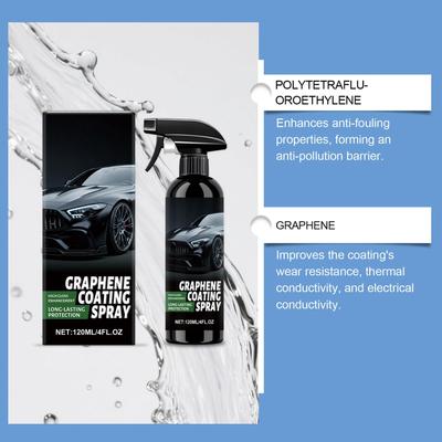 Coating Spray Long Lasting Protective Liquid 120ml Car Coating Spray For Shine & Protection For Outdoor Parking Vehicle Garage