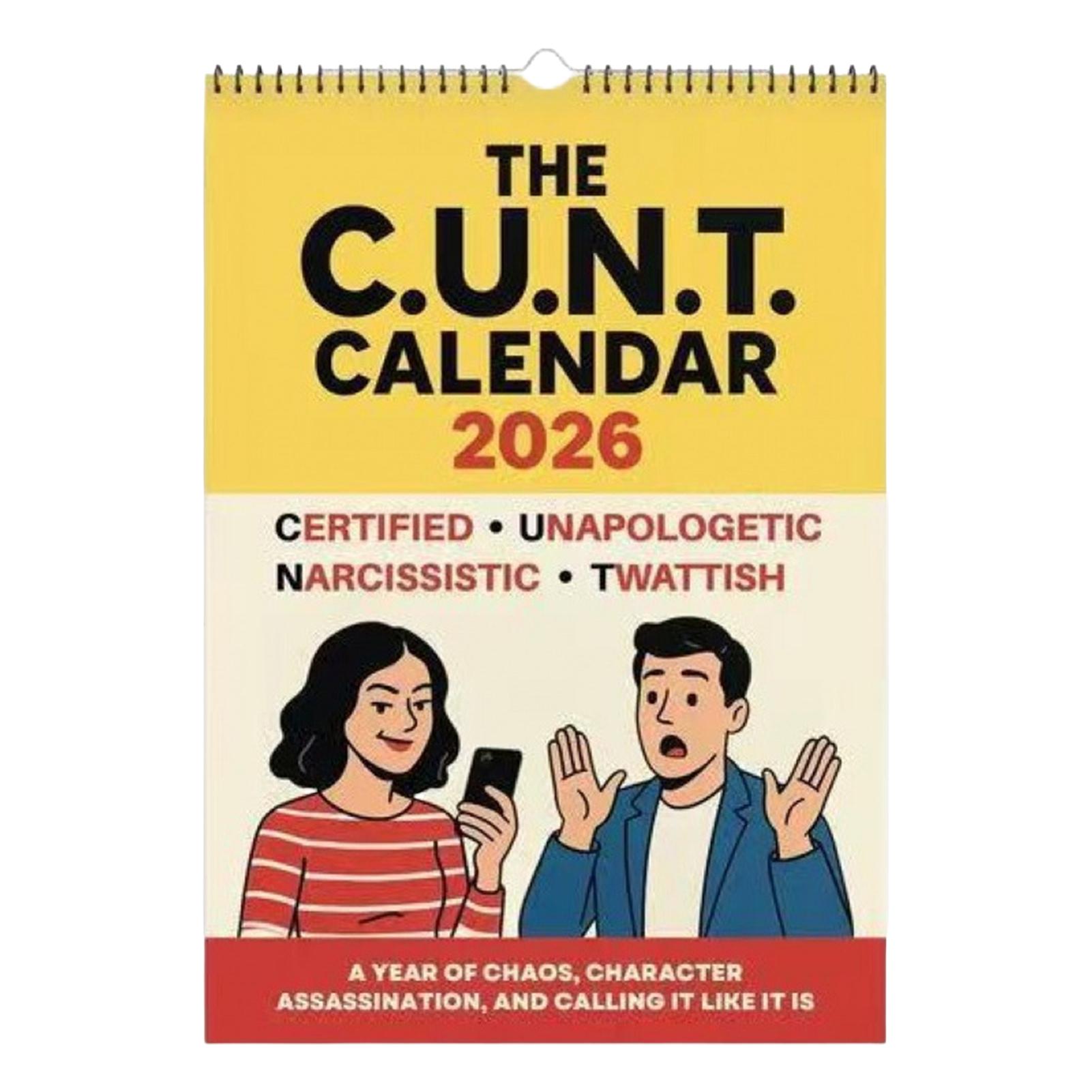 

2026 Calendar Central Business Department Wall Calendar with Clear Date for Yearly Scheduling and Office Decor