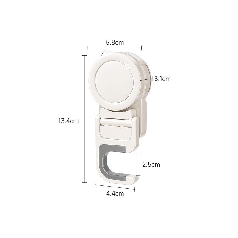 Suction Cup Mop Clip Wall Mount Mop Broom Brush Storage Rack Clamp Waterproof Kitchen Bathroom Organizer Shelf Holder Accessorie