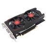 Grafikkarte 6GB GDDR5 192BIT Doppellüfter PCIE 2.0 16X Slot Unterstützt DVI VGA High-Definition Multimedia Interface Gaming-Grafikkarte