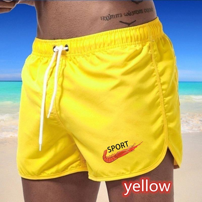 BBK-08 2025 Summer Men's Quick-Drying Swim Trunks Sports Pants Swimwear Beach Shorts Jogging Shorts