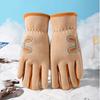 Children's Warm Gloves Plus Fleece Cold-proof Gloves