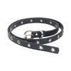 PU Leather Waist Belt with Pin Buckle Harajuku Star Rivet Waist Belt Woman Girls Jeans Dresses Skirt Coat Waistband