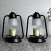 Candle Warmer Lamp With 2 Bulbs Kerosene Lamp Shape Large Size Candle Lamp For Top-Down Candle