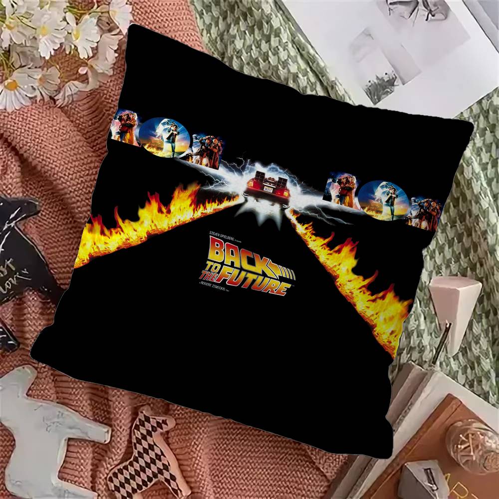 Classic Movie Clips Back To The Future Pillow Anime Pillow Sofa Bed Head Pillow Cover Cushion Cover 45x45 cm Fashion