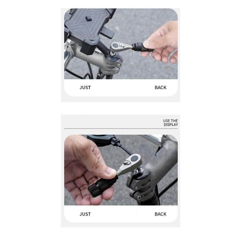 Multipurpose Ratcheting Wrenches Set Alloys Steel Construction Bike Repair Tool for Bicycles Maintenance