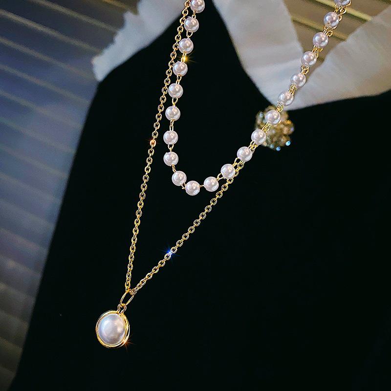 Korean High-End Pearl Clavicle Necklace - Versatile Spring/Summer Women's Jewelry