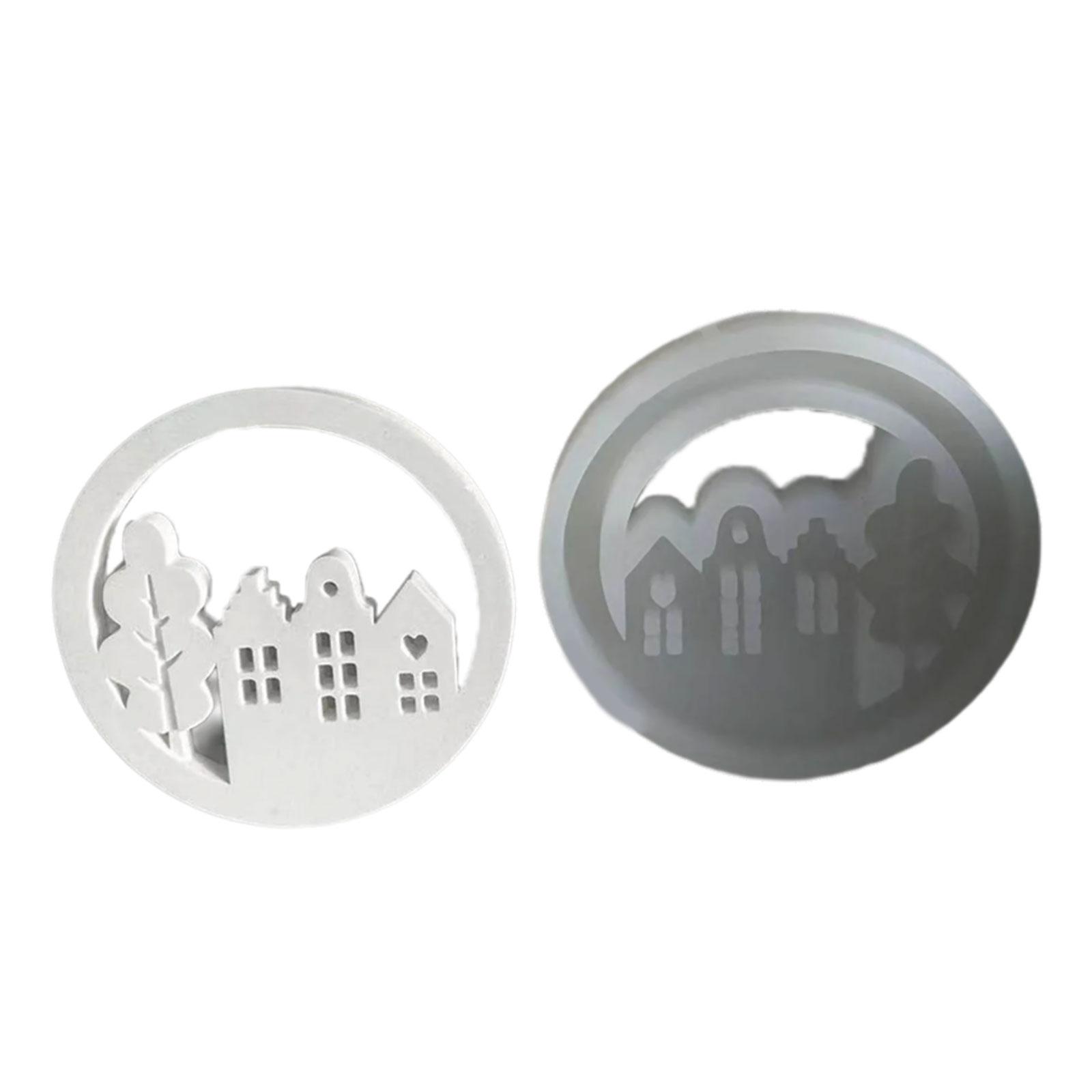 

Wreath House Resins Molds для изготовления подсвечников для чайных свечей, украшения стола, Wreath House Silicone Molds Base Mold 3