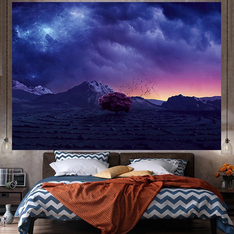 Fondo de tela para ventana, decorativo, estilo Ins, tapiz grande para colgar en la pared, tapiz Hippie geométrico, decoración de la habitación del hogar, decoración estética
