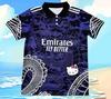 2025 Summer Fashion Casual Sanrio Hello Kitty 3D Breathable Quick Drying Breathable Quick Drying Polo Shirt