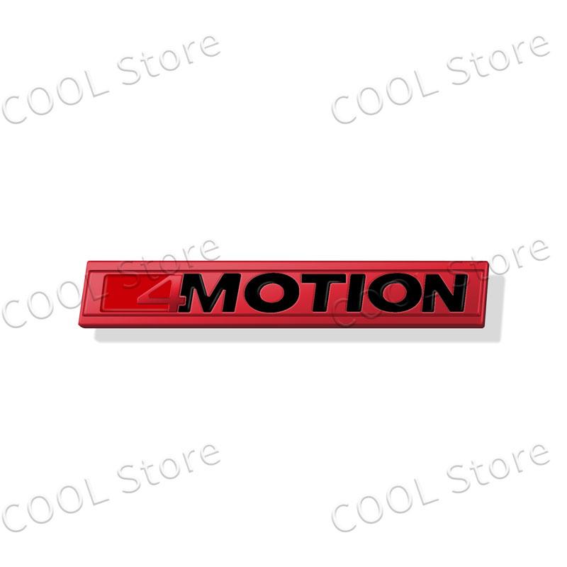 AABIP1 3D Car 4motion Emblem Logo Trim Front Hood Grille Badge Rear Trunk Sticker For VW Volkswagen Polo Golf Passat Jetta Accessories