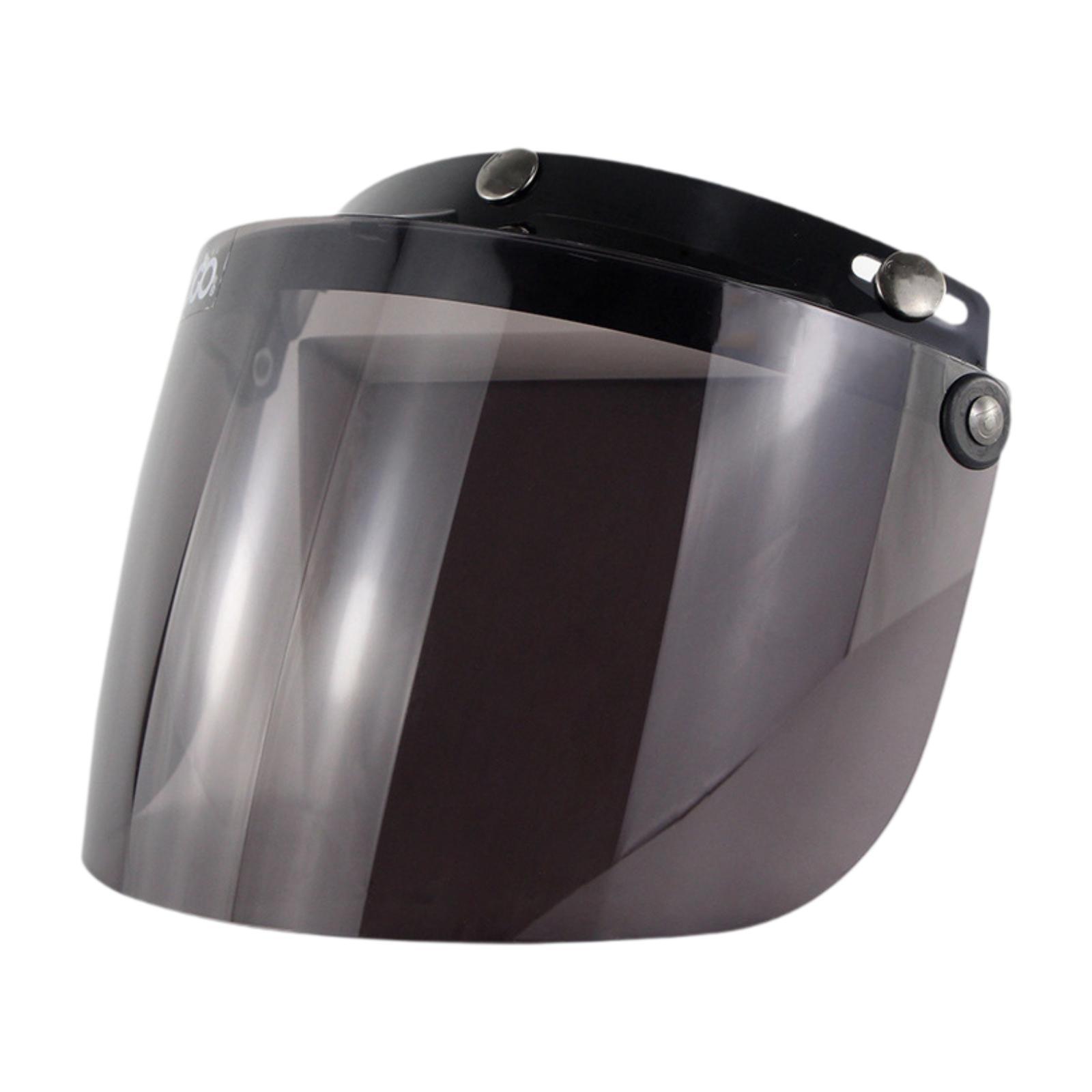 Motorcycle Helmet Lens Visor Adults Summer Outdoor Spare Parts Replaces Easy to tall Sun Visor Motorcycle Helmet Visor Shield Light Tea Color