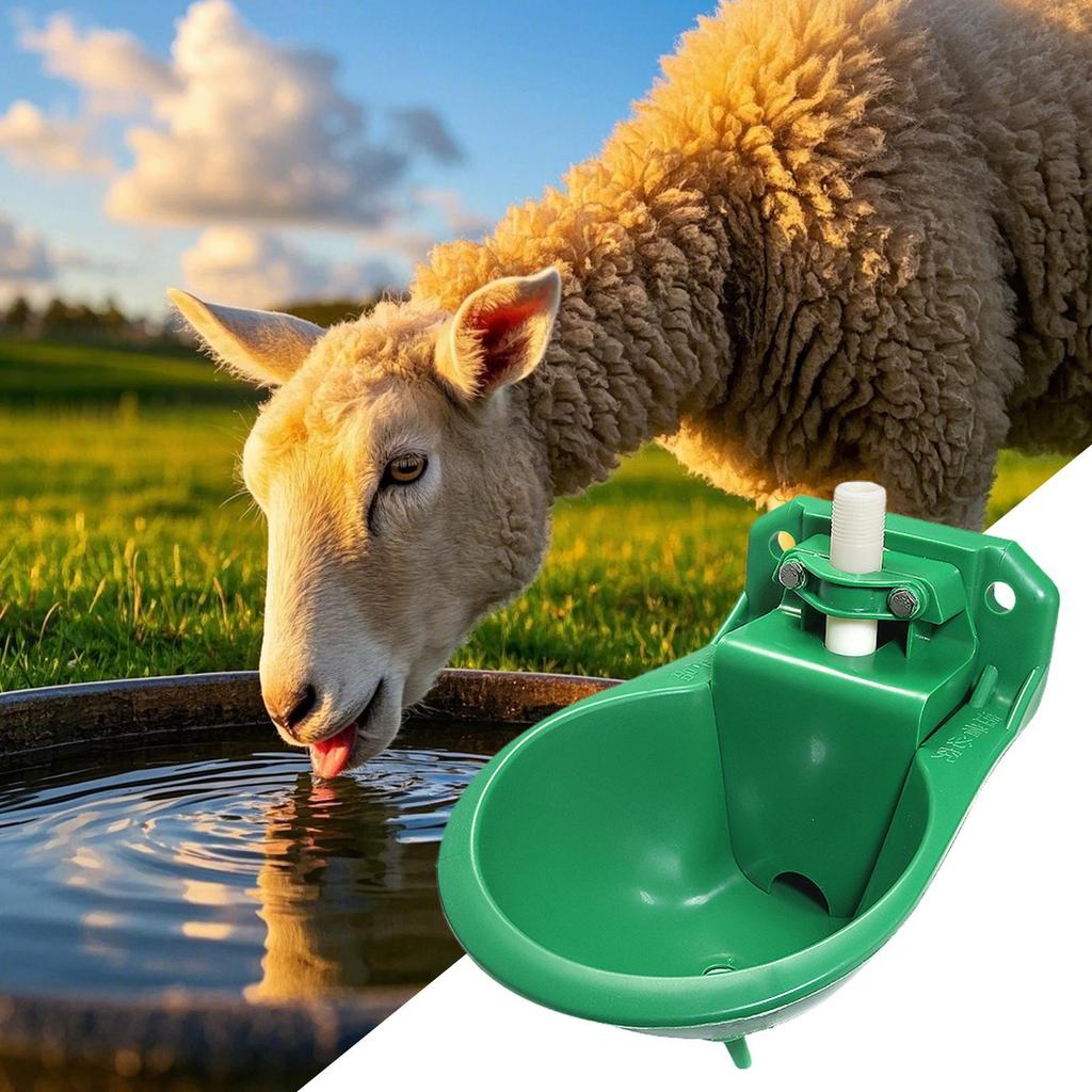 500ml Automatic Tank Goat Water Bowl Fountain Drinker Container Feeding Facility For Farm Poultry Dog Chicken Coop Cattle Sheep