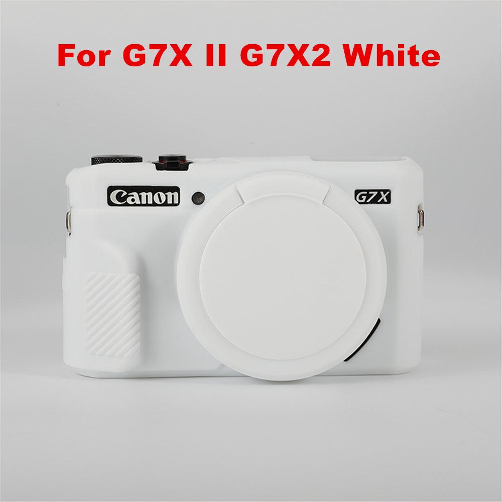 

For Canon G7X Mark ii iii Case, Soft Silicone Camera Body Cover Skin For Canon G7X Mark III II G7X2 G7X3 G7X II Digital Camera