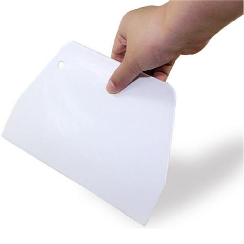 High Quality Sugarcraft Scraper Cake Decor Fondant Icing Smoother Mould Tool Cream Dough Cutting Knife Baking White