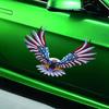 4Pcs/Set Flying Eagle Car Decal USA Flag Auto Reflective Truck Sticker Decor