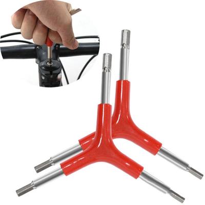 Třícestný imbusový klíč šestihranný klíč ve tvaru písmene Y Cyklistický nástroj na opravu kola 4 mm 5 mm 6 mm Pro kola Motocykl Horská kola