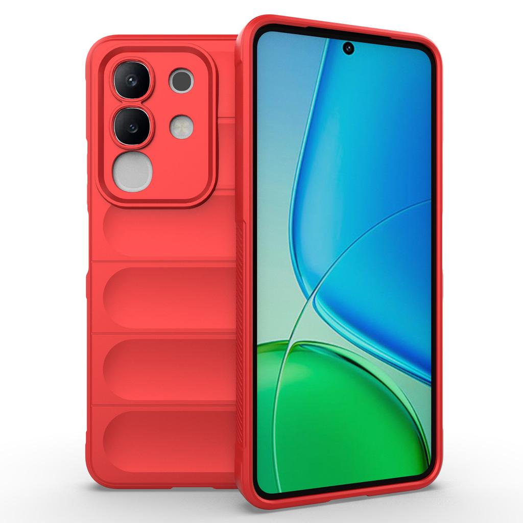 For vivo Y29 4G/T4x 5G Case Anti-Drop Soft TPU Rugged Phone Back Cover