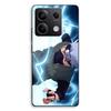 Phone Case - MANIACASE - Xiaomi Redmi Note 13 5G - Silicone TPU - Black - Naruto Mask Power Pattern