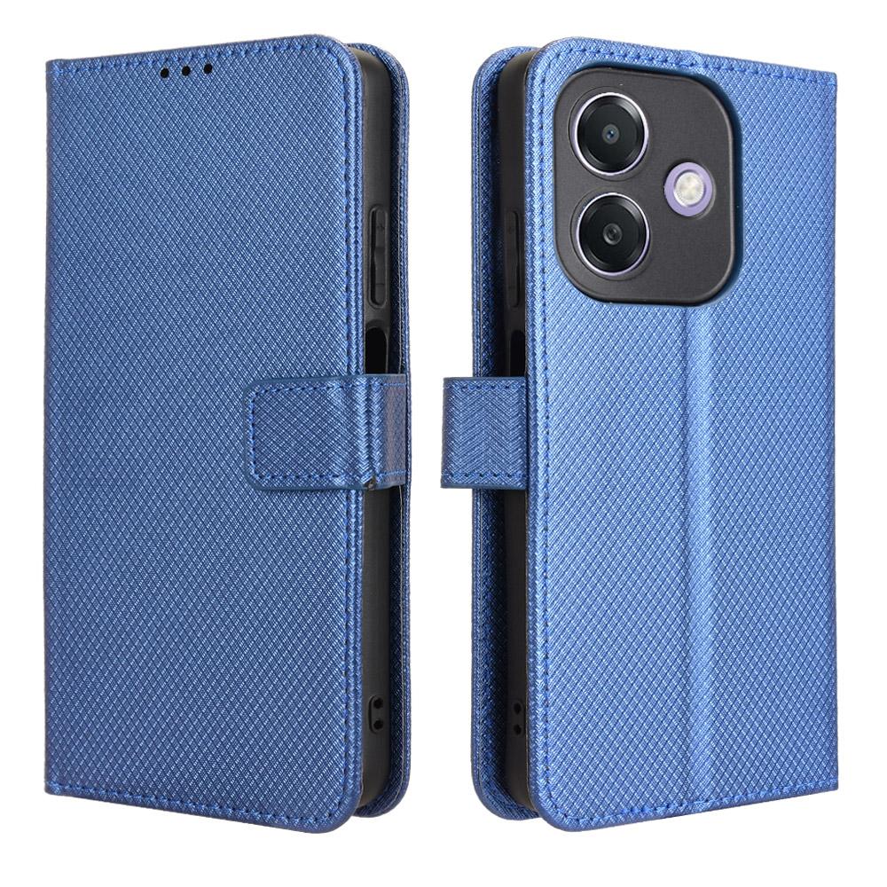 Etui dla Oppo A3 4G/A3 5G/A3x 4G/A3x 5G/A40M 4G/A40 4G/A3i 5G/A60 5G Etui Skórzane PU Tekstura Diamentowa Portfel Pokrowiec na Telefon