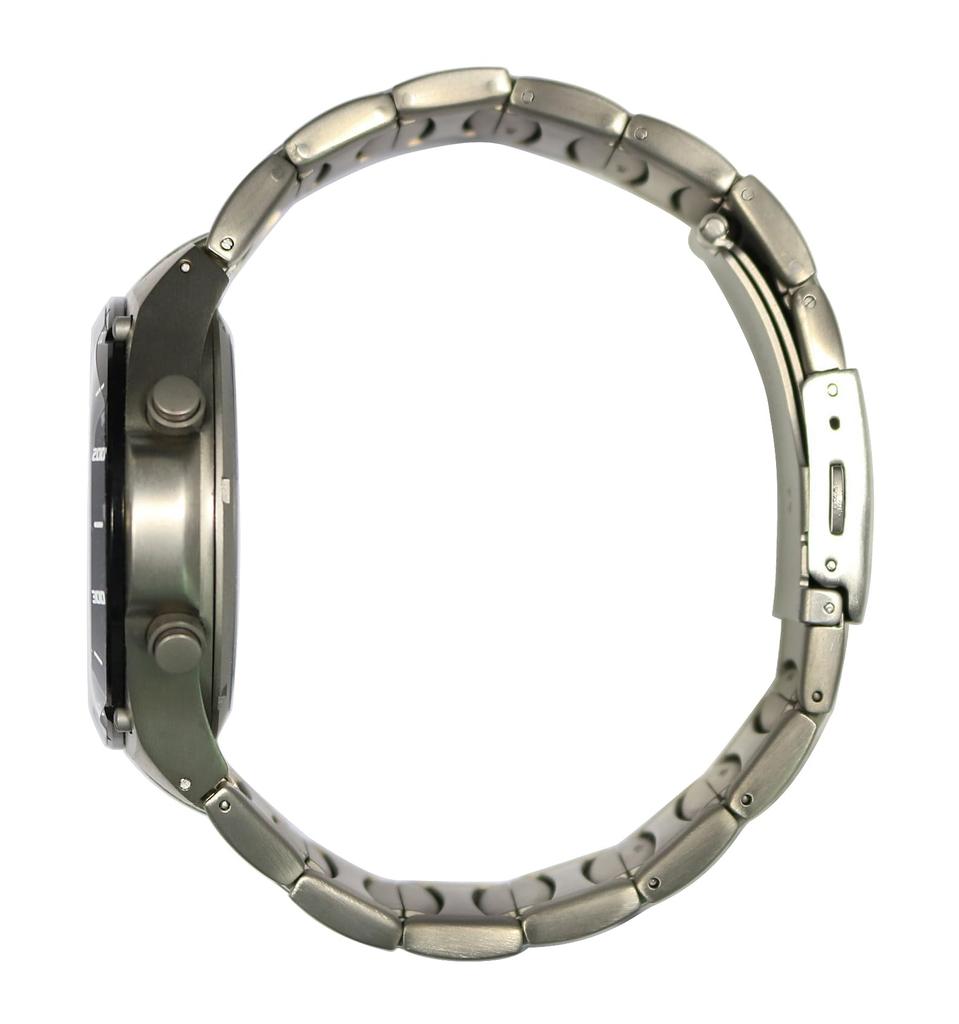 [ARTSTATE AS1771D] Funkuhr für Herren, Datums- und Wochentagsanzeige, Titan-Gehäuse und Armband, Lange Lebensdauer, 100M Wasserdichtigkeit