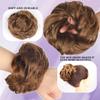 Synthetische Mode lockiger unordentlicher Chignon-Haarknoten Haarschmuck elastische Faser Haarteil Chignon für Frauen Hochzeitsfeier den täglichen Gebrauch