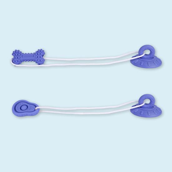 Suction Cup Dog Rope Toy Interactive Dog Chew Toy Tug-of-War Teeth Cleaning Toy for Puppy Teething Dogs Boredom Relief