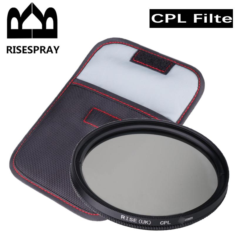 RISE(UK) 95/105mm Circular Polarizing CPL Filter with bag for conon nikon sony DSLR SLR Camera 95mm