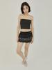 Asula Lace Dot Cancan Skirt (Black)