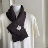 Fashion Design Cross Neck Scarf Soft Knitted Small Neck Scarves  Autumn Winter Season