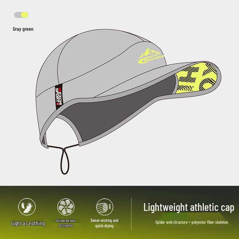 Summer Sports Visor: Lightweight, Breathable, Quick-Dry Sun Protection for Running, Training, Tennis, and Marathons