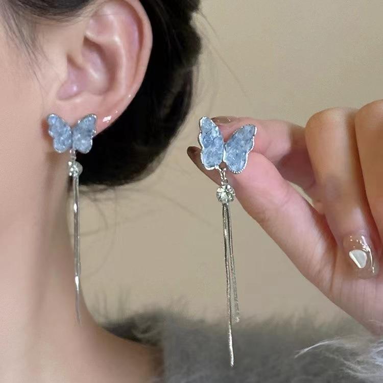 

2025 Изысканный нишевый дизайн Простые роскошные серьги для женщин - Универсальные серьги-гвоздики высокого класса