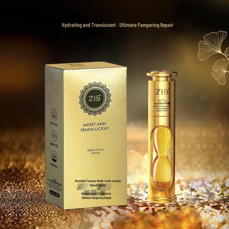 ZIB Moonlight Treasure Bottle Youth Serum - Hydrating, Nourishing, Time-Lock Firming Essence for Women.