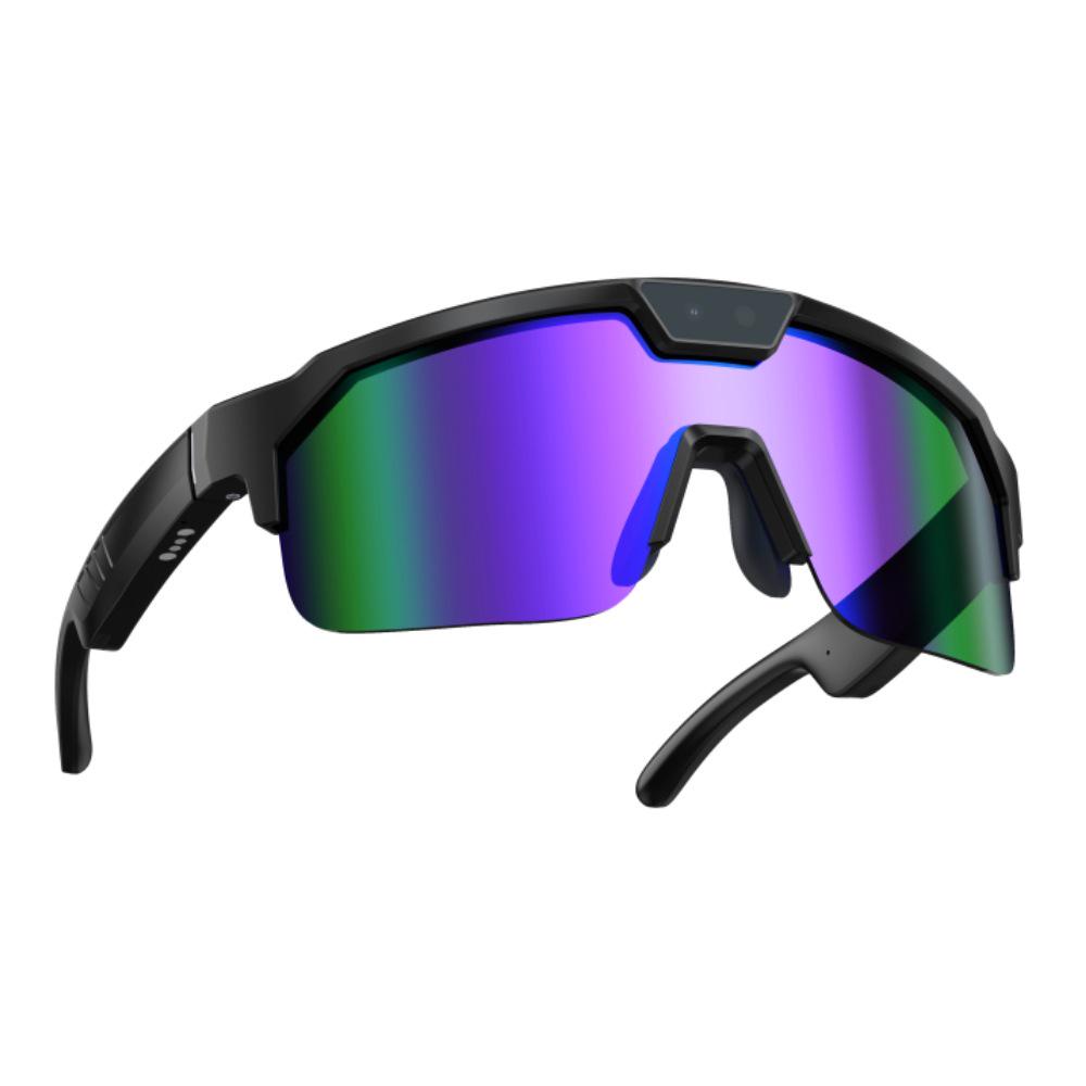 Q01 AI Smart Glasses with UV Protection: Photochromic Lenses, 800W Photo/Video, Image Stabilization, Call Function for Outdoor Sports