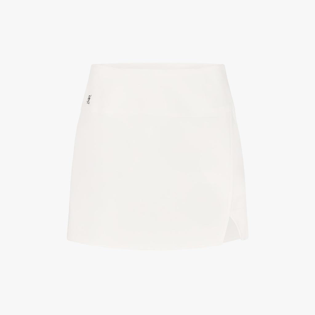 FAIRLIAR GOLF Slit Slim Fit Skirt (Ivory)