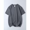 Export Export Orders! 220G Combed Cotton Sweater Short Sleeve T-shirt Summer Men's Pure Color Crew Neck Casual Half Sleeve