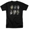 26 Harry Potter Horizontal Heads T Shirt Mens Licensed Wizard Movie Tee Map Black Unisex T-Shirt