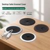 ABS50 Office Desktop Cable Management Cover - Round Hole Wire Organizer