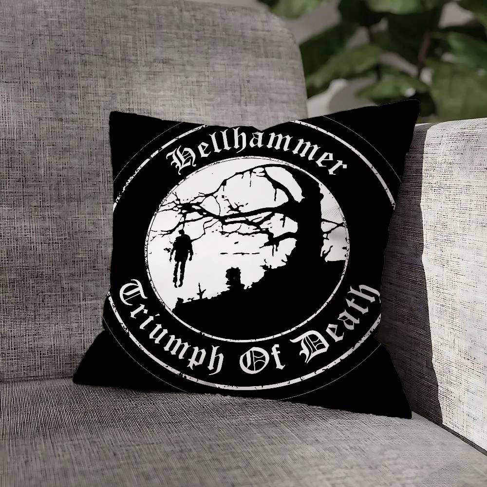 B-BathoryS Band Quorthon Throw Pillow Case For 45x45cm 40x40cm 55x55cm 50x50cm 30x30cm Square Car Pillowcase Shell