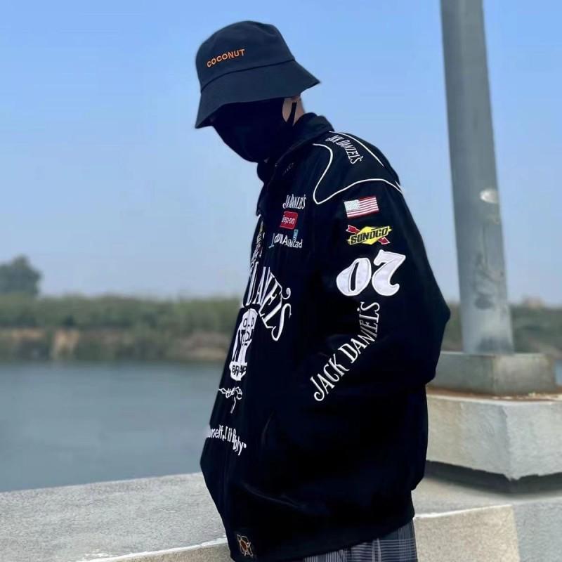Giacca da Motociclista da Corsa Unisex Primavera Autunno Antivento Equipaggiamento da Equitazione Street Sport Touring