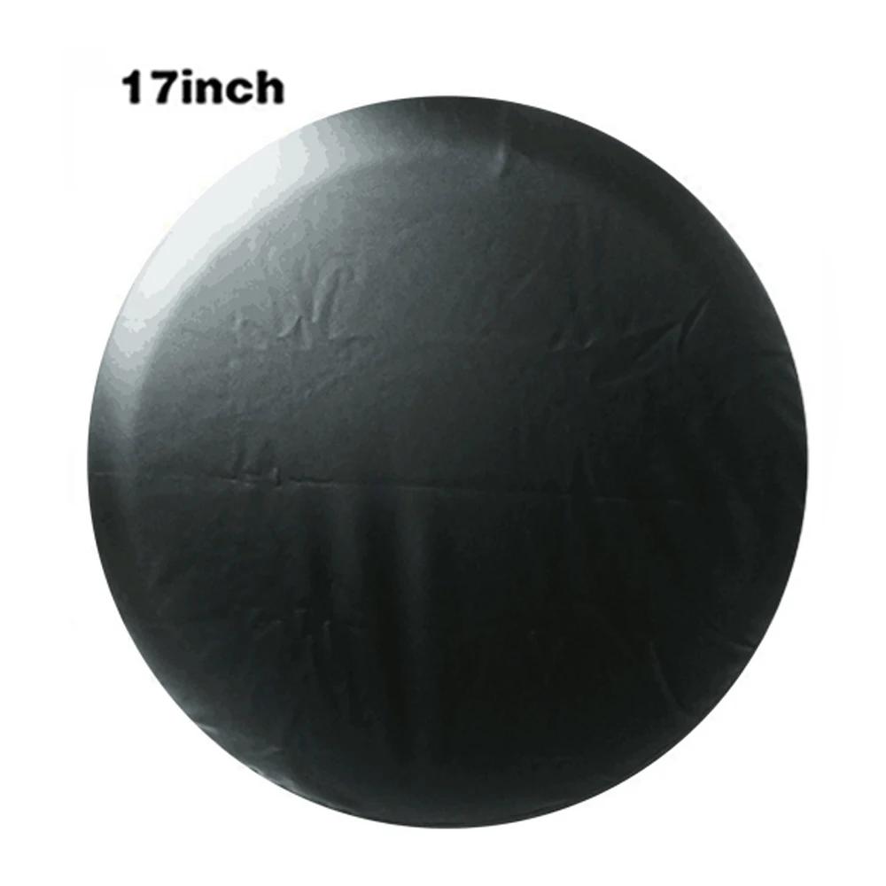 1PC 14"-17" Inch PVC Leather Car Spare Tire Wheel Cover Protector For All Car Tire Bag Spare Wheel Tire Cover Black Protector