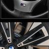 Umbrx8 4pc Car Sticker Steering Wheel Hub Decals For BMW M Performance E84 E87 X5 E70 F25 E90 E91 F01 F02 E60 E61 F10 F15 F30 M3 M5 E64