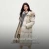 Qiushui Yiren Detachable Fox Fur Collar Down Coat
