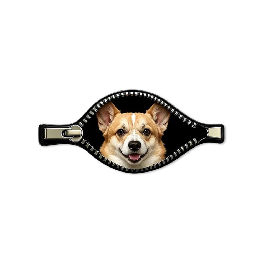Adesivo Impermeabile per Auto da Cane Design Cerniera Decorazione Auto per Animali Adesivo per Auto da Cane Copri Graffi