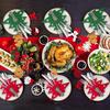 Felt Knife Fork Holder Christmas TablewarePouch Christmas Tree SpoonFork CutlerBag for Holiday Dining Table MatsCoasters Decor