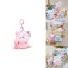 Sleeping Cat Plush Keychain With Pillow Hugging Design For Kids And Collectors