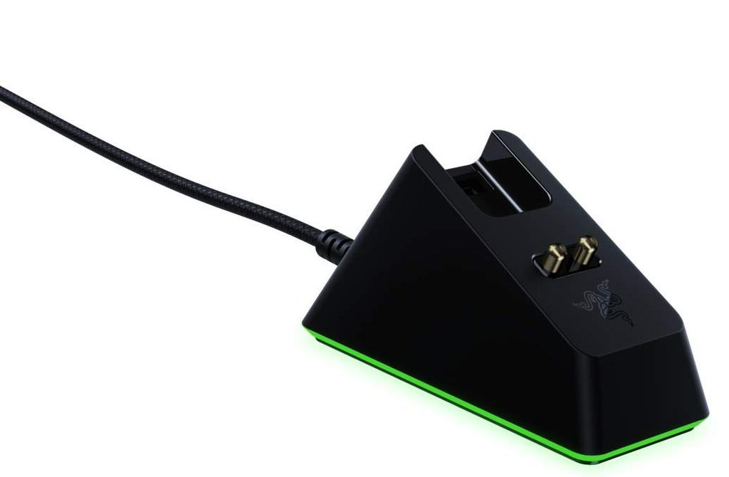 Razer Chroma Wireless Mouse Charging Dock with Non-Slip Adhesive Sole, Compatible with Razer Chroma RGB [Japan Authorized Retailer Warranty]