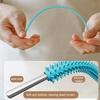 Silicone Straw Cleaner Brush, 2Pcs Straw Cleaner Brush Extra Long, Straw Brush Bristles Cleaner Brush For Cleaning Stanley