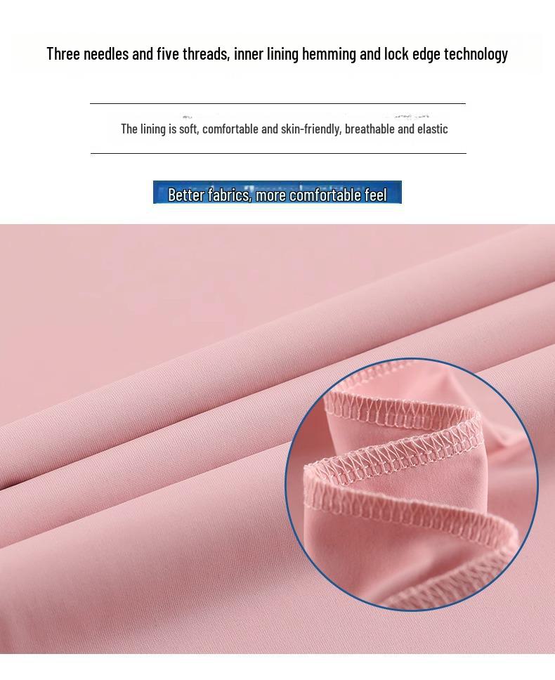 Damskie spodnie slim chroniące przed słońcem z jedwabiu lodowego: Oddychające, Szybkoschnące, Przeciw komarom, Spodnie z szerokimi nogawkami na lato.